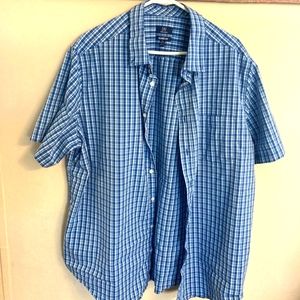 Men's 2X George button down collared t shirt